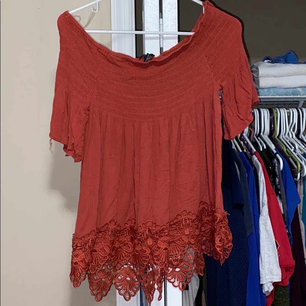 Rue 21 off the shoulder top